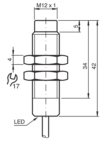 088194 - Sensor Indutivo Pepperl Fuchs NBN4-12GM40-Z0