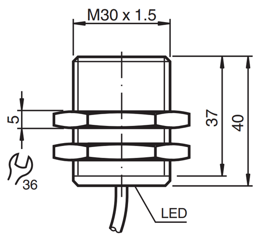 089266 - Sensor Indutivo Pepperl Fuchs NCB10-30GM40-Z0