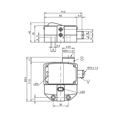 097638 - Sensor Indutivo Pepperl Fuchs NBN3-F31K-E8-K