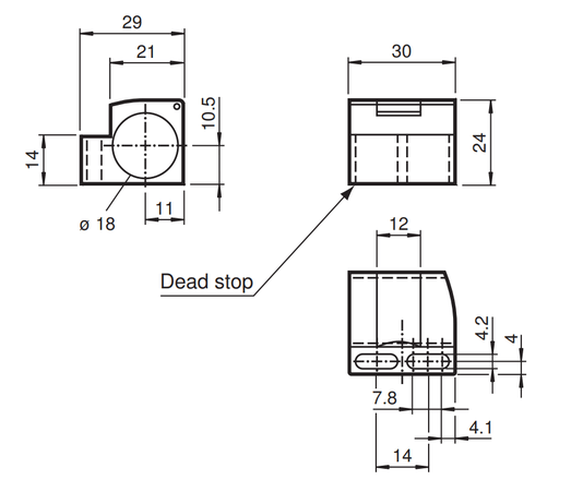 107460 - Suporte de Montagem Pepperl Fuchs BF-18 F