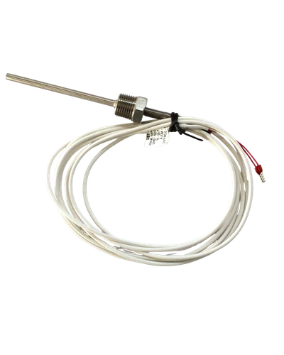 12632 - SENSOR PT100 3F 6X100MM, R1/2NPT MOLA 304 3,0M PVC RANGE -20ºC A 200ºC,SEM CABEÇOTE