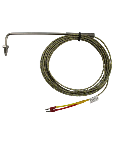 13893 - TERMOPAR K 4,7X50X125MM RM8 (L) 304 5,0M FFT RANGE ATE 300ªC ROSCA M8 LOUCA HASTE ANG 90ª 50MM INCL ROSCA