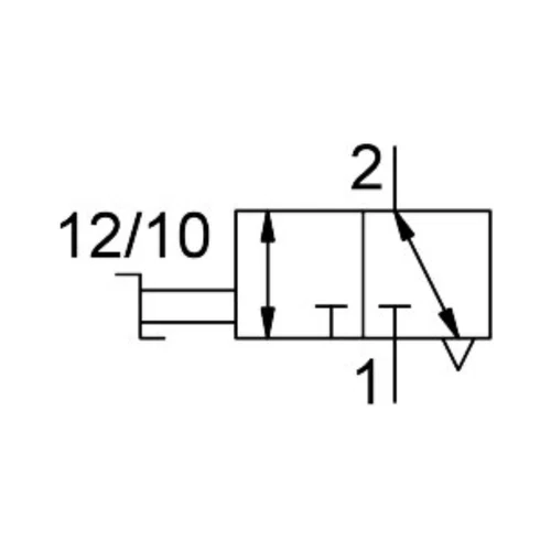 153476 - Válvula de Fechamento Festo HE-3-QS-8