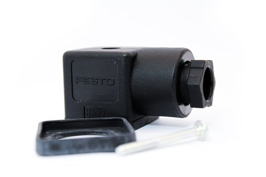 171157 - Conector para Bobina Solenóide Festo MSSD-C-4P