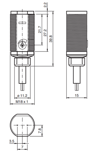 188569 - Sensor Fotolétrico Pepperl Fuchs GLV18-8-450/25/102/115