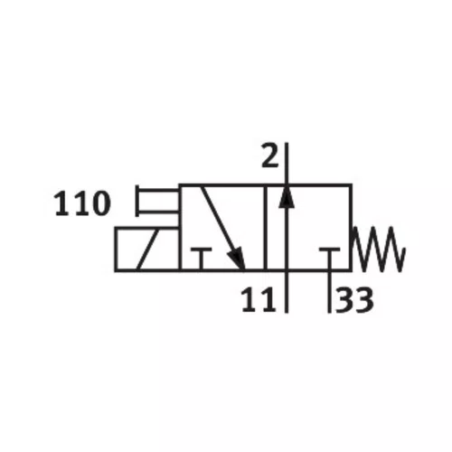 196154 - Válvula Solenoide Festo MHE2-M1H-3/2O-QS-4