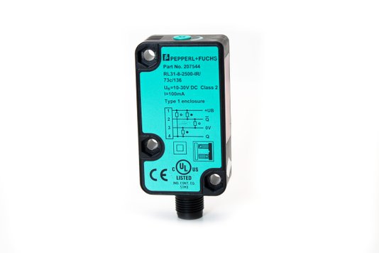 207544 - Sensor Fotoelétrico Pepperl Fuchs RL31-8-2500-IR/73C/136