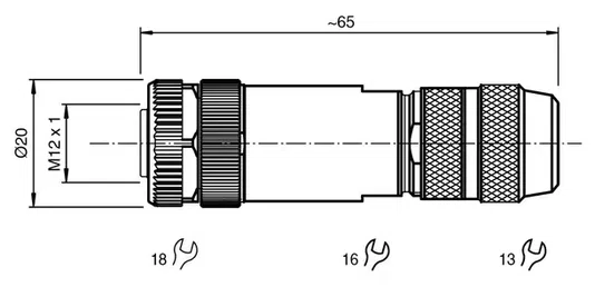 208870 - CONECTOR V15B-G-ABG-PG9