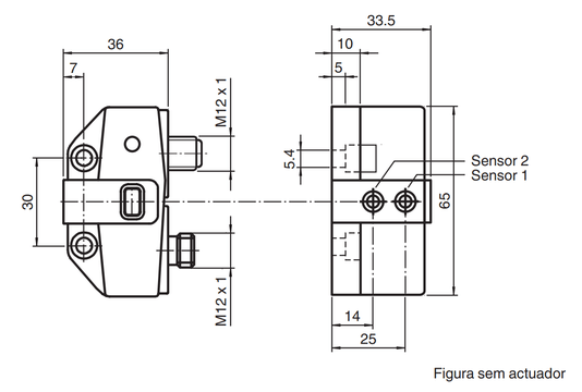 226325 - Sensor de Válvula de Processo Pepperl Fuchs NCN3-F31-B3B-V1-V1