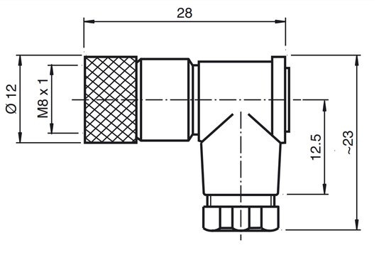 229286 - Conector Fêmea Angular Pepperl Fuchs V3-WM