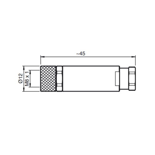 229287 - Conector Fêmea Reto Pepperl Fuchs V3-GM