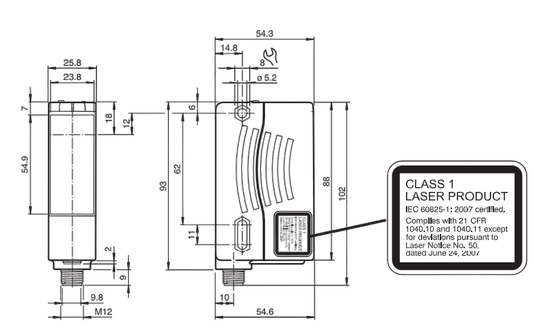 297900 - Sensor de Distância Pepperl Fuchs VDM28-8-L1/73c/136