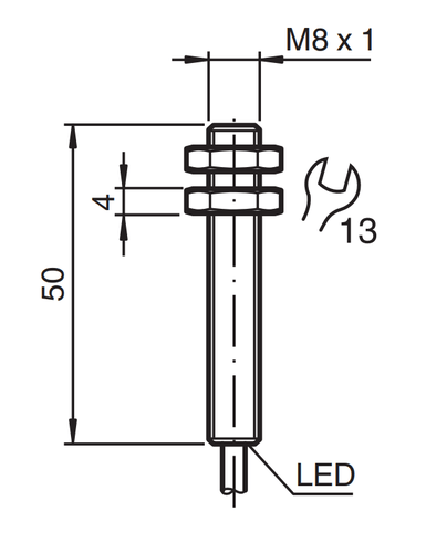 304615-0066 - Sensor Indutivo Pepperl Fuchs NBB2-8GM50-E0