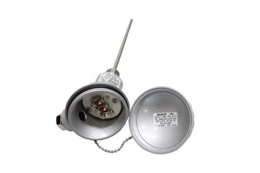 3658 - PT100 3F 6X150MM, AI 316 R1/2 BSP KNC-CABEÇOTE GRANDE RANGE -50/400ºC