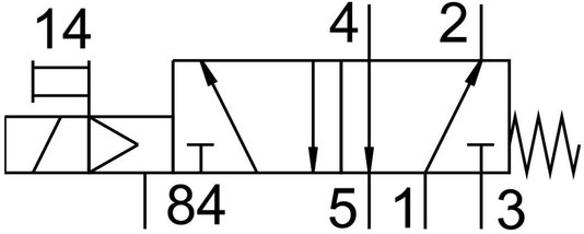 575509 - Válvula Solenóide Festo VUVS-L25-M52-MD-G14-F8