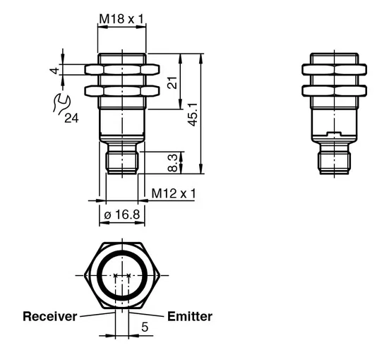 70113328-100039 - SENSOR OBR5500-18GK40-E2-V1