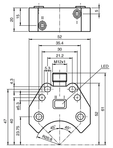 70133027 - SENSOR NCN3-F25-N4-V1
