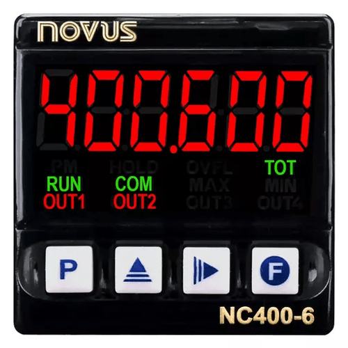 8040019084 - Contador de Pulsos Novus Digital NC400-6-RP-24V