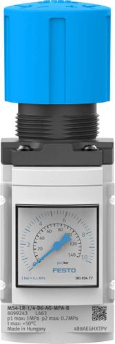 8099358 - Regulador de Pressão Festo MS4-LR-1/4-D6-AG-BAR-B