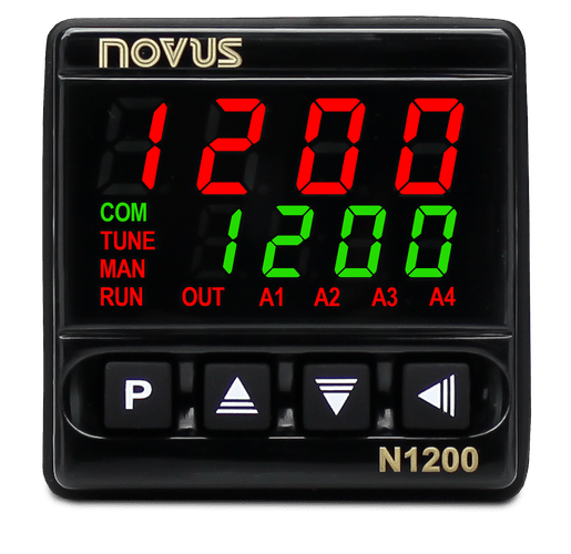 8120200220 - Controlador de Processo Novus N1200-USB C/3 S + RS485