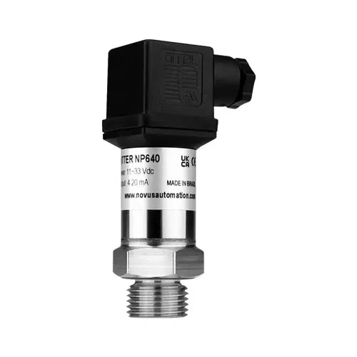 8801230100 - Transmissor de Pressão Novus TP NP640 CERÂMICO 1/2 BSP 0...10 BAR