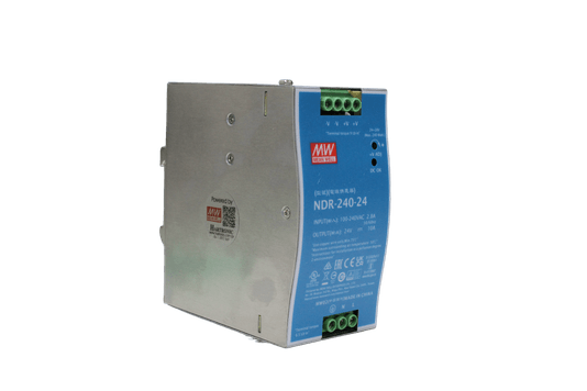 NDR-240-24 - Fonte Chaveada, DIN Entrada Universal AC/DC 240W/S:24V*10A