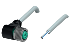 021972 - Cabo com Conector Angular Pepperl Fuchs V15-W-2M-PUR