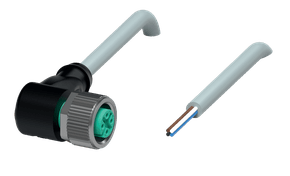 032798 - Cabo com Conector Angular Pepperl Fuchs V1-W-5M-PVC
