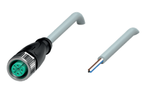034442 - Cabo com Conector Reto Pepperl Fuchs V1-G-5M-PUR