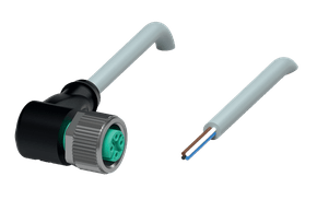 040066 - Cabo com Conector Angular Pepperl Fuchs V1-W-10M-PUR