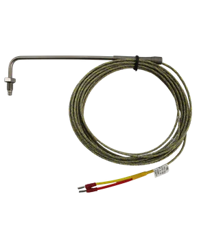 13893 - TERMOPAR K 4,7X50X125MM RM8 (L) 304 5,0M FFT RANGE ATE 300ªC ROSCA M8 LOUCA HASTE ANG 90ª 50MM INCL ROSCA
