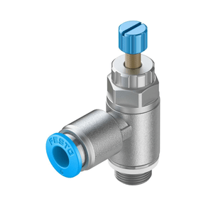 197581 - Válvula Reguladora de Fluxo Festo  GRLA-1/8-QS-6-RS-D