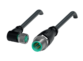 314707 - Cabo com Conector Pepperl Fuchs V31-WM-BK0,6M-PUR-A-V1-G