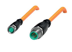 317171 - Cabo com Conector Pepperl Fuchs V31-GM-OR3M-POC-V1-G