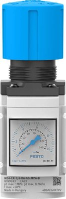 8099358 - Regulador de Pressão Festo MS4-LR-1/4-D6-AG-BAR-B
