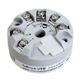 8806000410 - Transmissor Temperatura para Cabeçote Novus TxBlock-USB