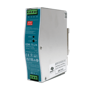 EDR-75-24 - Fonte Chaveada, DIN, ENTRADA UNIVERSAL, AC/DC 75W/S:24V*3,2A