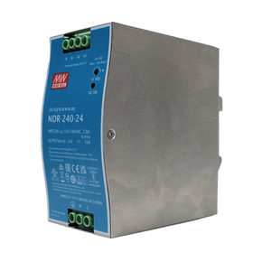 NDR-240-24 - Fonte Chaveada, DIN Entrada Universal AC/DC 240W/S:24V*10A