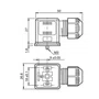 247258 - Conector para Bobina Pepperl Fuchs VMA-2-P/D2