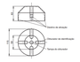 263361 - Ativador de Sensor de Válvula de Processo Pepperl Fuchs BT115A123GXX3D