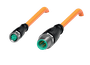 317171 - Cabo com Conector Pepperl Fuchs V31-GM-OR3M-POC-V1-G