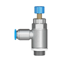 534339 - Válvula Reguladora de Fluxo Festo GRLA-1/4-QS-8-RS-D