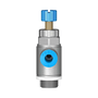 534339 - Válvula Reguladora de Fluxo Festo GRLA-1/4-QS-8-RS-D