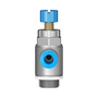 534342 - Válvula Reguladora de Fluxo Festo GRLA-3/8-QS-8-RS-D